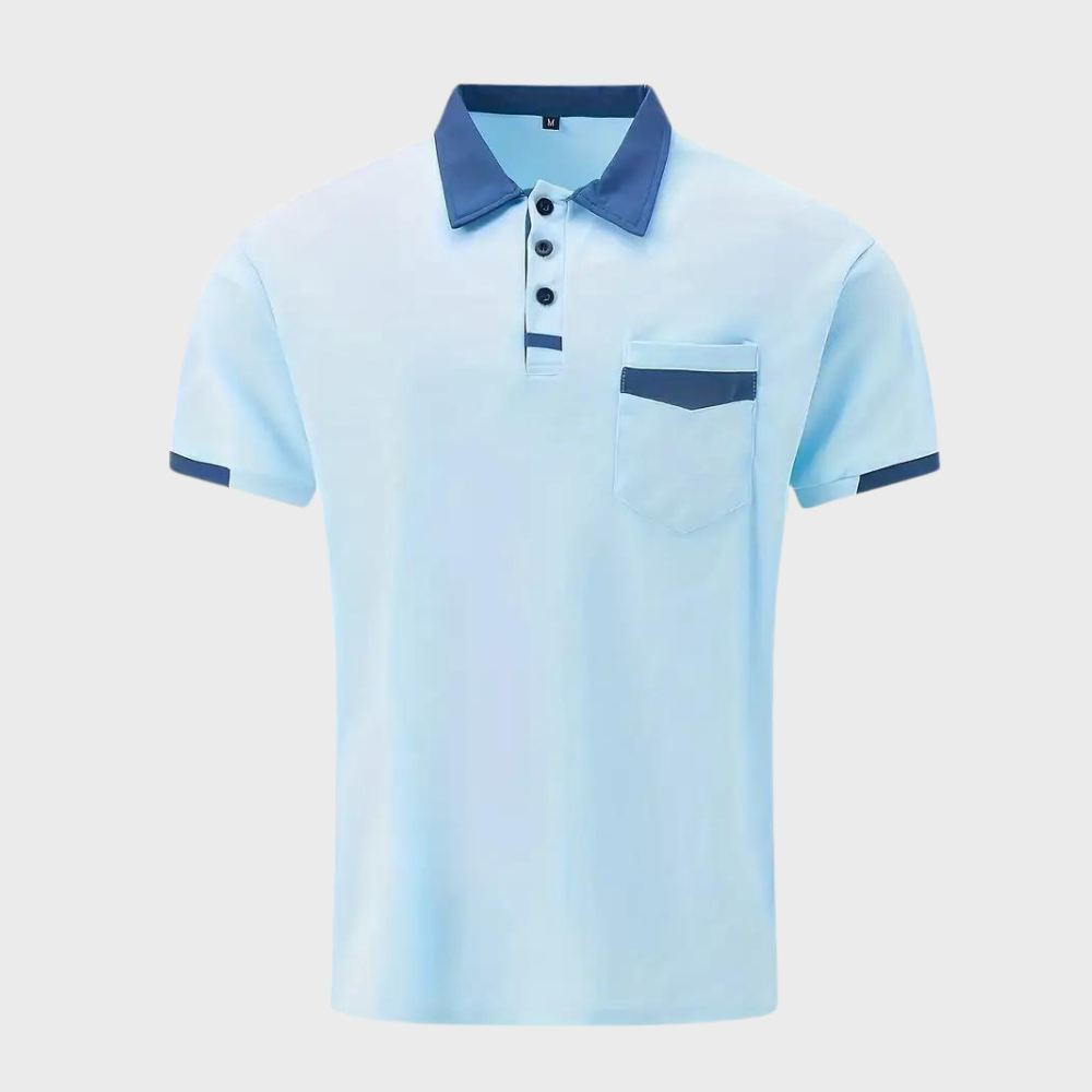 Polo T-Shirt | Short Sleeve | Button Neck | Collared T-Shirt | Men's Shirts-Chaps London-Chaps London