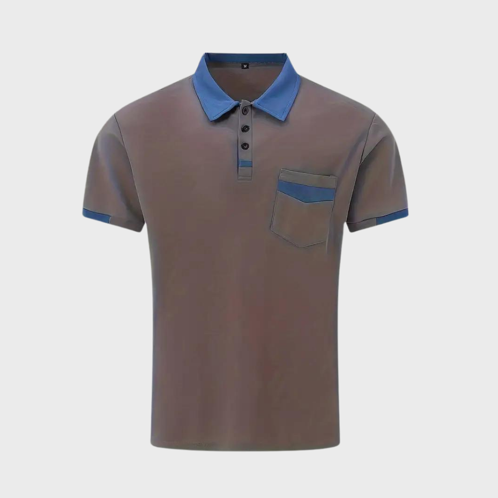 Polo T-Shirt | Short Sleeve | Button Neck | Collared T-Shirt | Men's Shirts-Polos-Chaps London-Chaps London