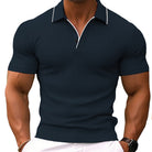 Polo T-Shirt | Short Sleeve | Slim Fit | Polo Shirts | Men's T-Shirts-Men's Polo Shirt-Chaps London-Navy-S-Chaps London