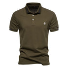 Polo T-Shirt - Slim Fit - Turndown Collar - Polo Shirts - Men's T-Shirts-Men's Polo Shirt-Chaps London-Green-S-Chaps London