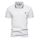 Polo T-Shirt - Slim Fit - Turndown Collar - Polo Shirts - Men's T-Shirts-Men's Polo Shirt-Chaps London-White-S-Chaps London