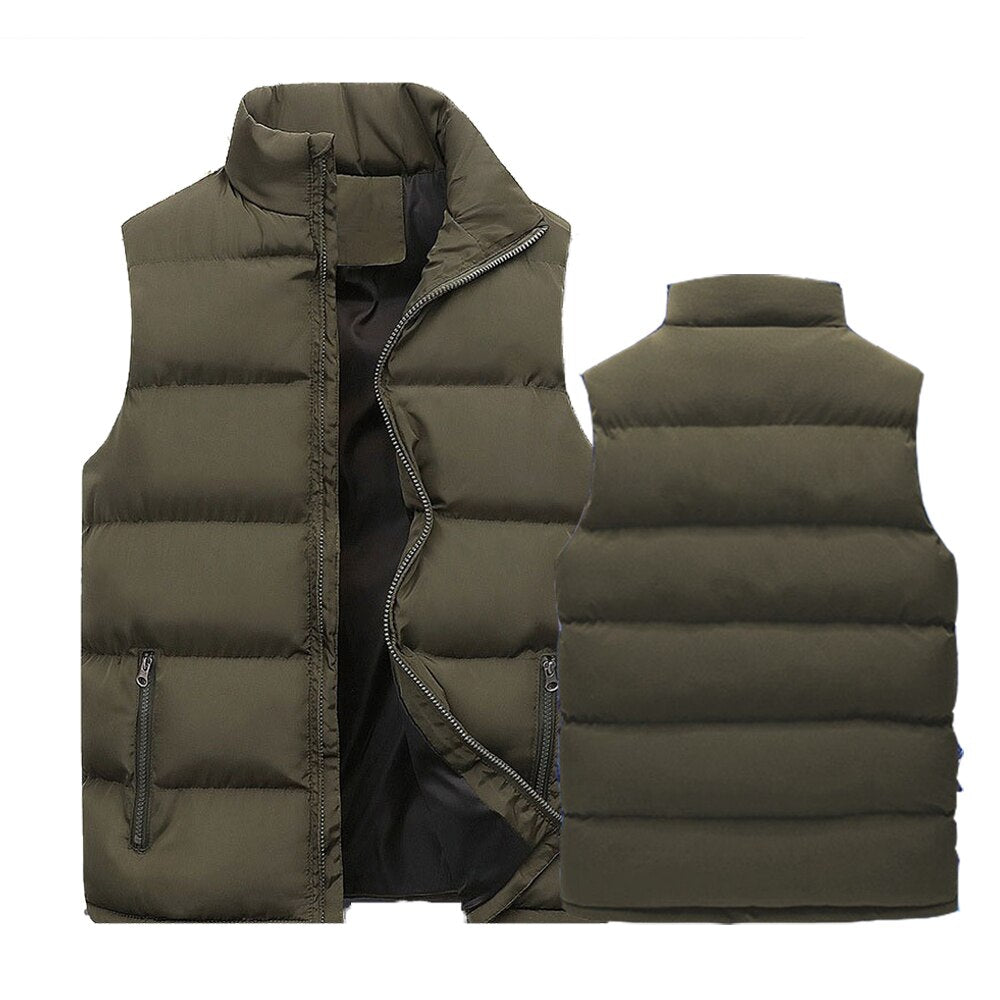 Puffer Gilet - Men's Padded Zip Up Bodywarmer-Men's Puffer Vest-Chaps London-Chaps London