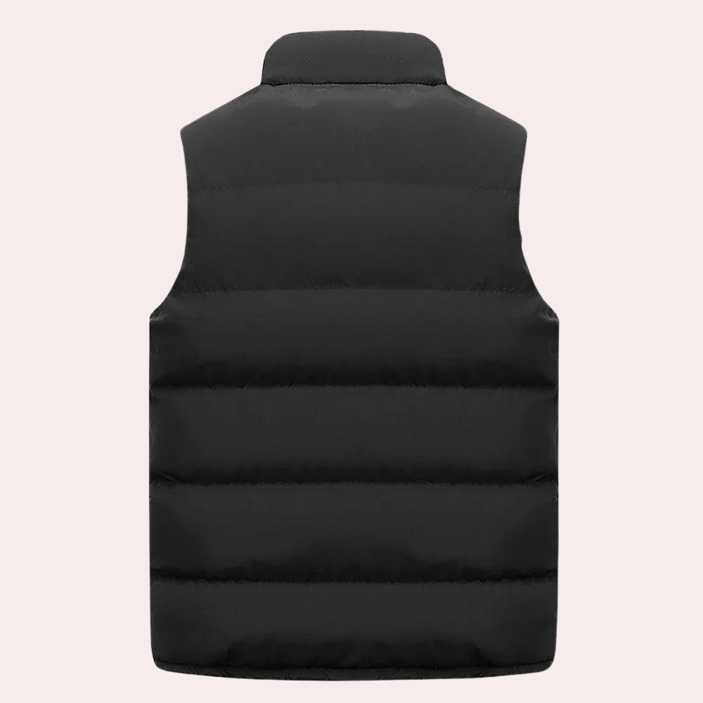 Puffer Gilet - Men's Sleeveless Zip Up Body Warmer-Men Winter Jacket-Chaps London-Chaps London