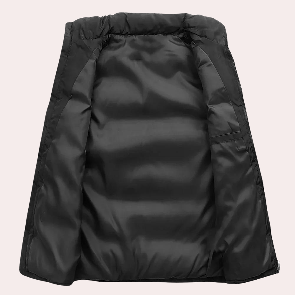 Puffer Gilet - Men's Sleeveless Zip Up Body Warmer-Men Winter Jacket-Chaps London-Chaps London