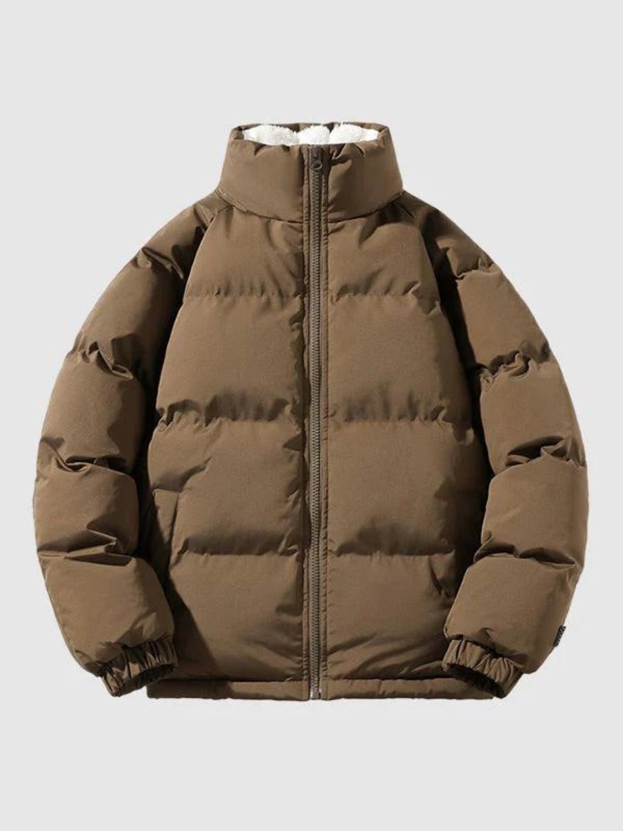 Puffer Jacket - Men's Fleece Lined Warm Padded-Men Jackets-Chaps London-Chaps London