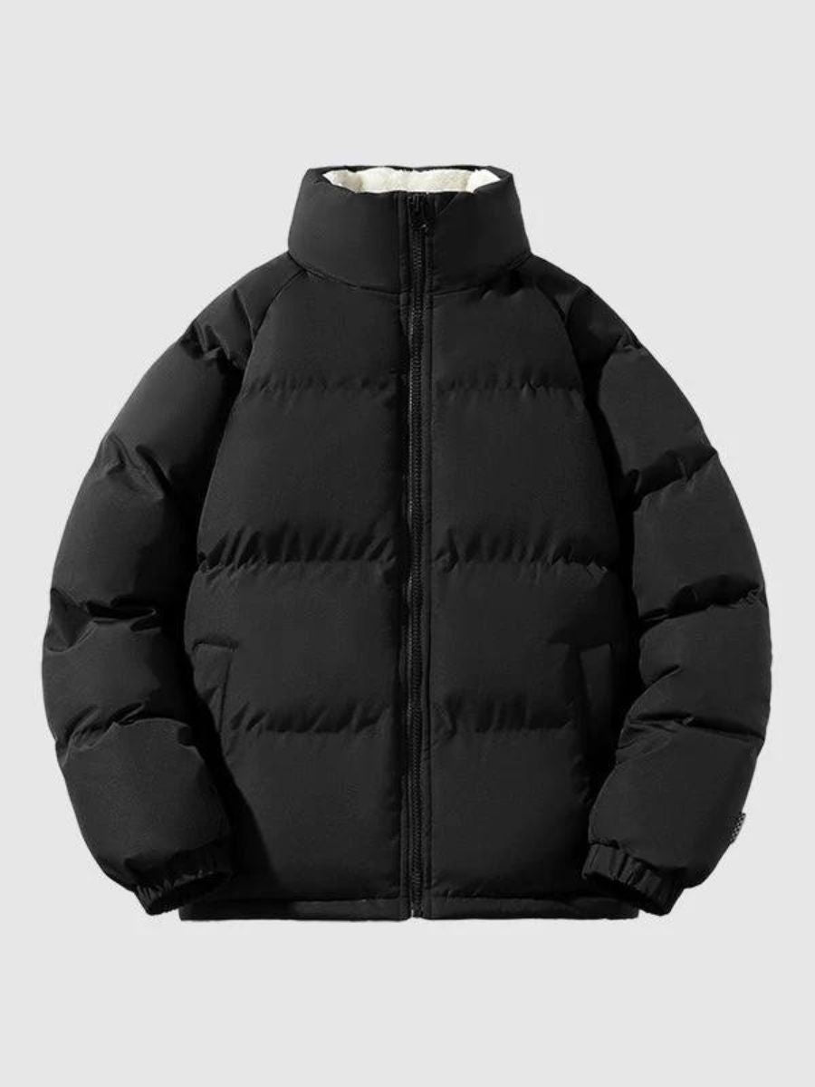 Puffer Jacket - Men's Fleece Lined Warm Padded-Men Jackets-Chaps London-Chaps London