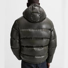 Puffer Jacket - Men's Hooded Black Winter Down Jacket-Jassen-Chaps London-Chaps London