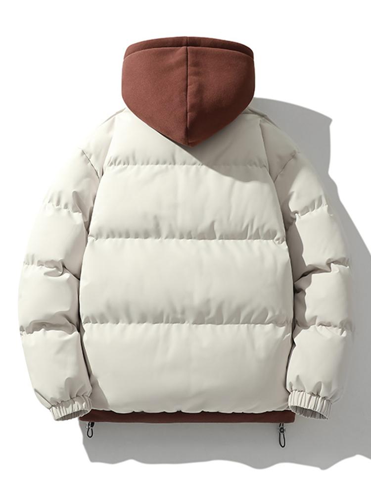 Puffer Jacket - Men's Hooded Thick Padded Winter Coat-Puffer Jackets-Chaps London-Chaps London