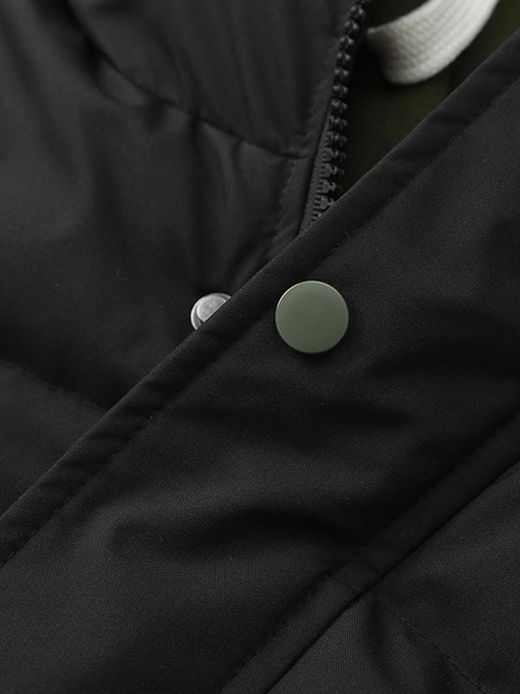 Puffer Jacket - Men's Hooded Thick Padded Winter Coat-Puffer Jackets-Chaps London-Chaps London