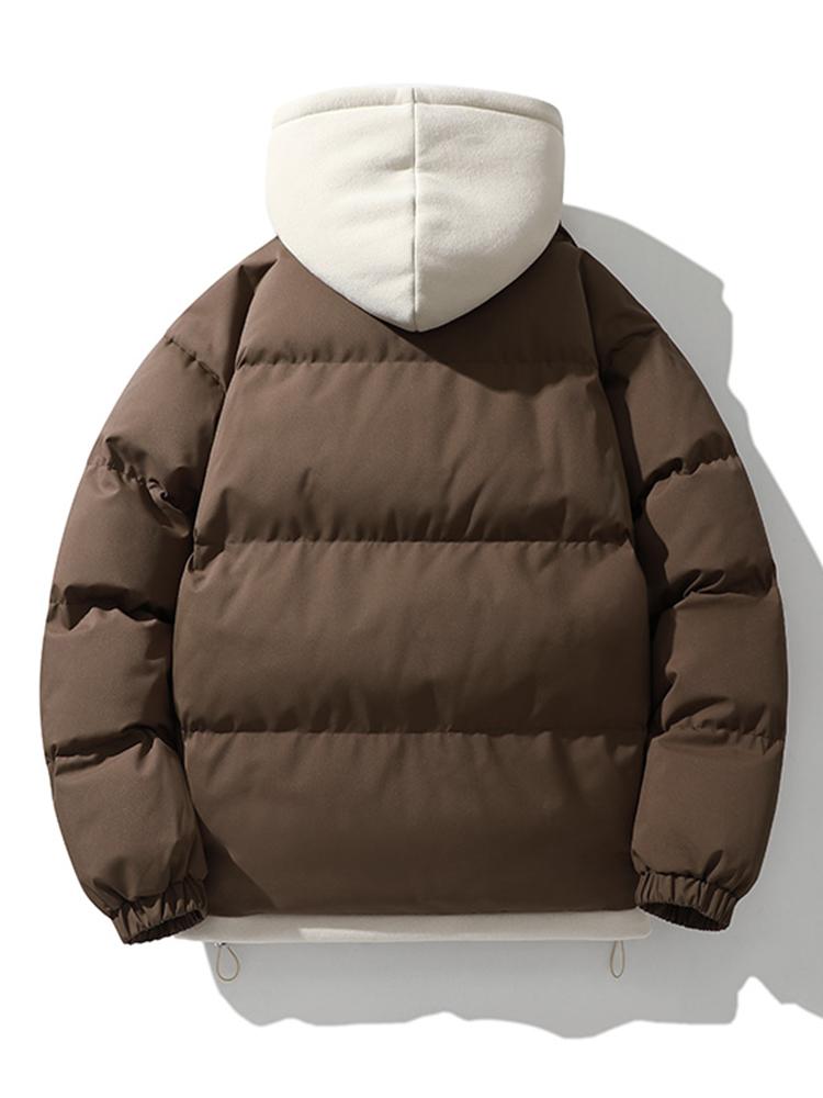 Puffer Jacket - Men's Hooded Thick Padded Winter Coat-Puffer Jackets-Chaps London-Chaps London