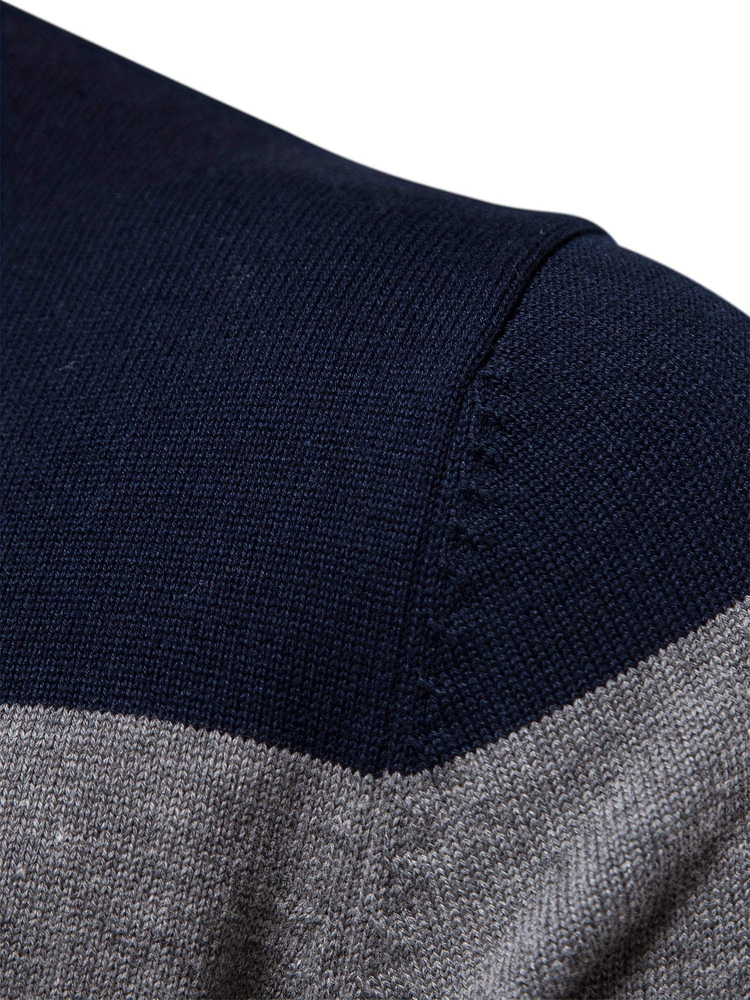 Quarter Zip Jumper - Knitted Half Zip Men's Pullover-Quarter Zip Sweater-Chaps London-Chaps London
