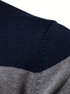 Quarter Zip Jumper - Knitted Half Zip Men's Pullover-Quarter Zip Sweater-Chaps London-Chaps London