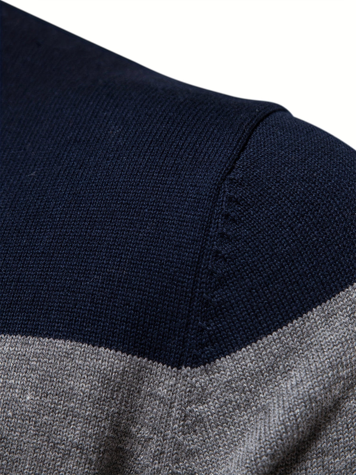 Quarter Zip Jumper - Knitted Half Zip Men's Pullover-Quarter Zip Sweater-Chaps London-Chaps London