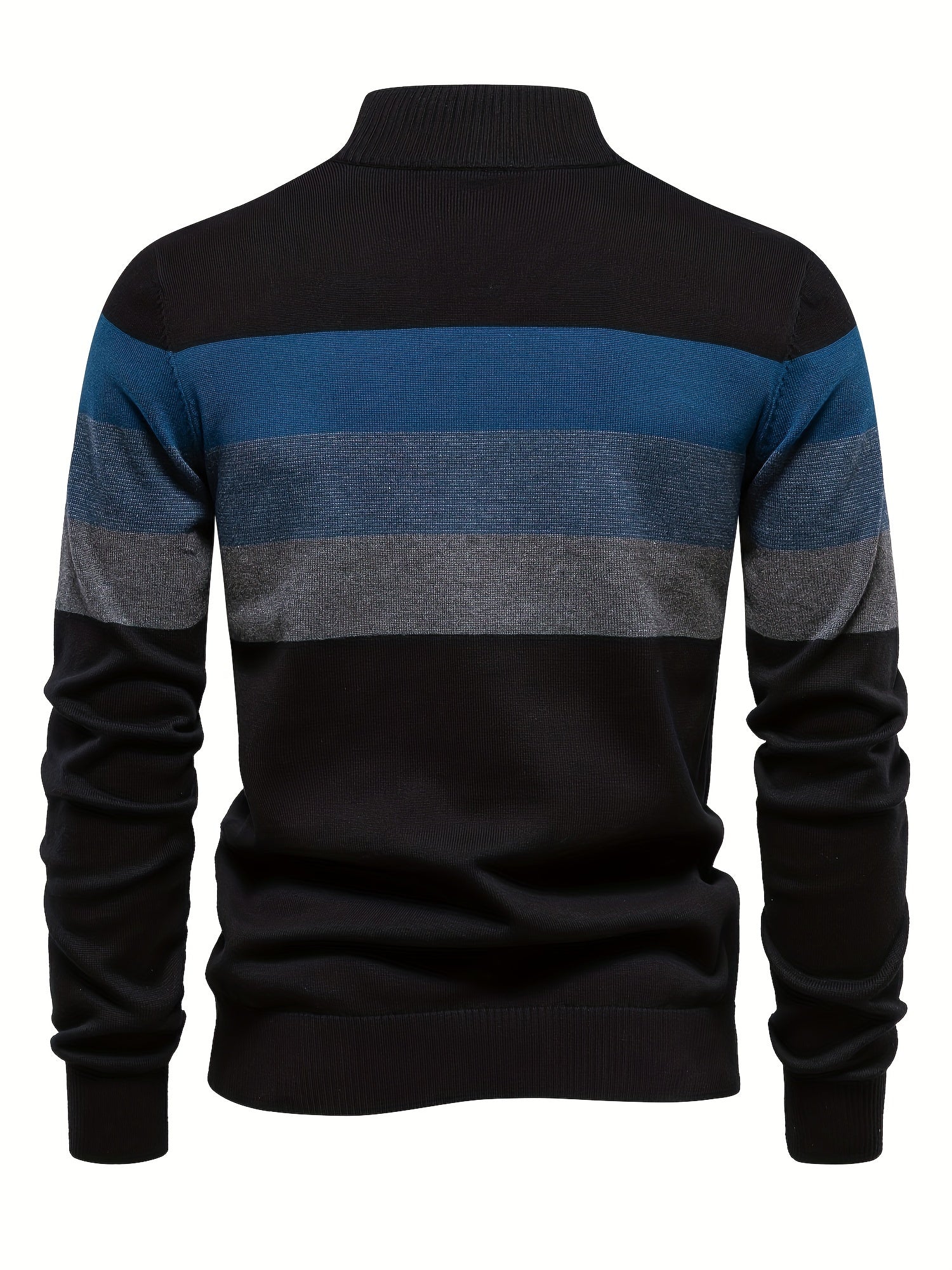 Quarter Zip Jumper - Knitted Half Zip Men's Pullover-Quarter Zip Sweater-Chaps London-Chaps London