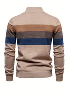Quarter Zip Jumper - Knitted Half Zip Men's Pullover-Quarter Zip Sweater-Chaps London-Chaps London