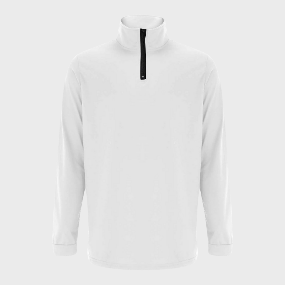 Quarter Zip Jumper - Long Sleeve Men's Pullover-Sweaters-Chaps London-Chaps London