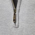 Quarter Zip Jumper - Men's Knitted Zip Neck Jumper-Half-Zip Sweater-Chaps London-Chaps London