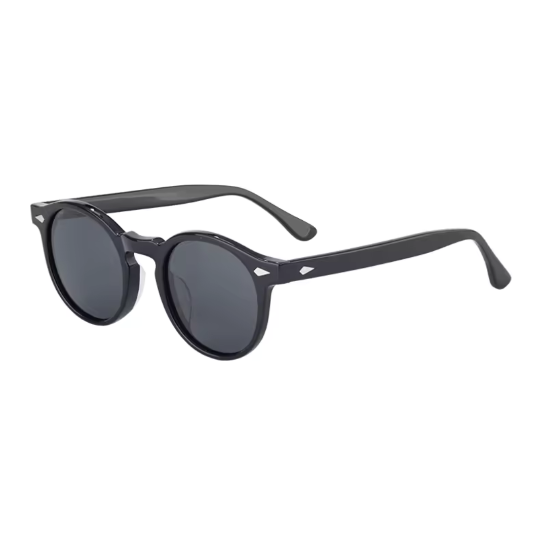 Round Sunglasses - Men's Polarised UV Protection Shades-Zonnebril-Chaps London-Chaps London