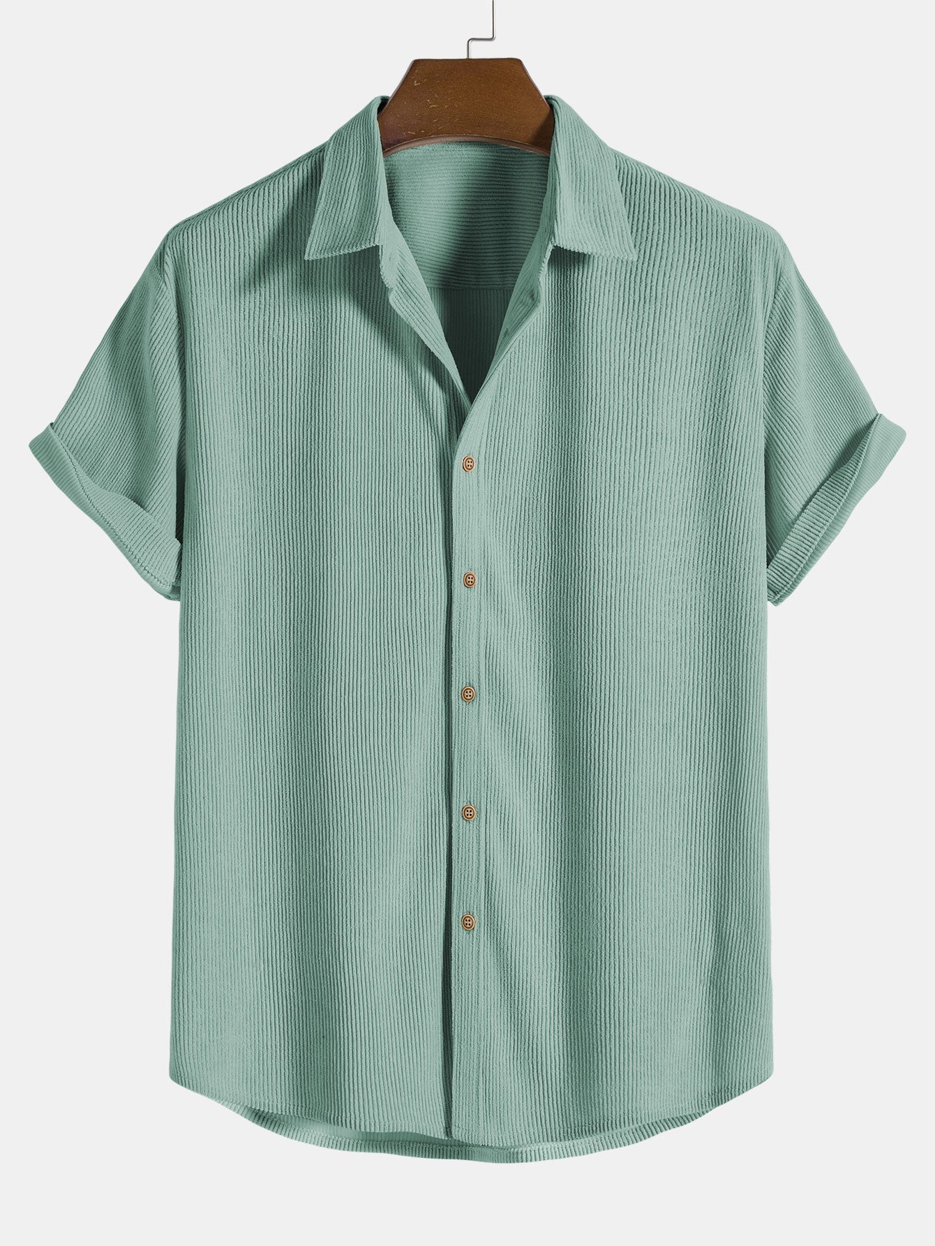 Shirt and Shorts Set - Men's Short Sleeve Button-Up Two-Piece Set-Two piece set-Chaps London-Chaps London