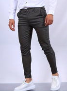 Skinny Chinos - Men's Casual Stretch Slim Fit Chino Pants-Skinny chino pants-Chaps London-Dark Gray-XS-Chaps London