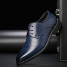 Smart Shoes | Derby | Lace-Up | Classic | Men's Dress Shoes-Derby Shoes-Chaps London-Blue-UK 5-Chaps London