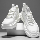 Sneakers - White - Laces - Walking Shoes - Men's Shoes-Sneakers-Chaps London-White-38-Chaps London