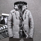 Snow Jacket | Hooded | Puffer | Down Jacket | Men's Winter Jackets-Chaps London-Gray-XS-Chaps London