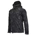Softshell Jacket | Outdoor | Windbreaker | Outdoor Jacket | Men's Jacket-Chaps London-Black/Gray Camouflage-S-Chaps London