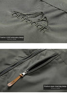 Softshell Windbreaker - Men's Hooded Waterproof Windproof Jacket-Windbreakers-Chaps London-Chaps London
