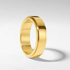 Spinner Ring - Men's Stainless Steel Fidget Band-Ring-Chaps London-Gold-5-Chaps London