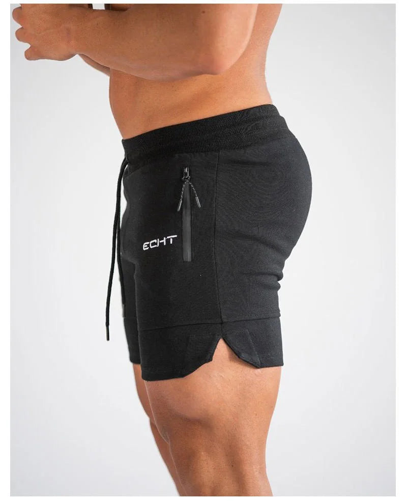 Sports Shorts - Men's Drawstring Activewear Gym Shorts with Pockets-Sportbroek man-Chaps London-Chaps London