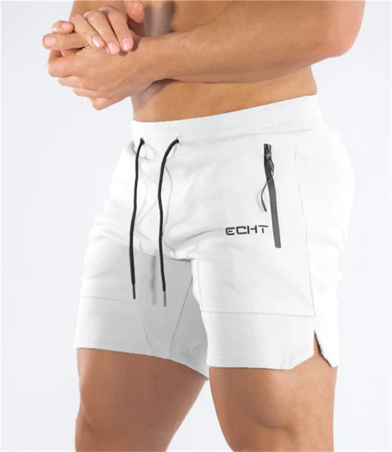 Sports Shorts - Men's Drawstring Activewear Gym Shorts with Pockets-Sportbroek man-Chaps London-Chaps London