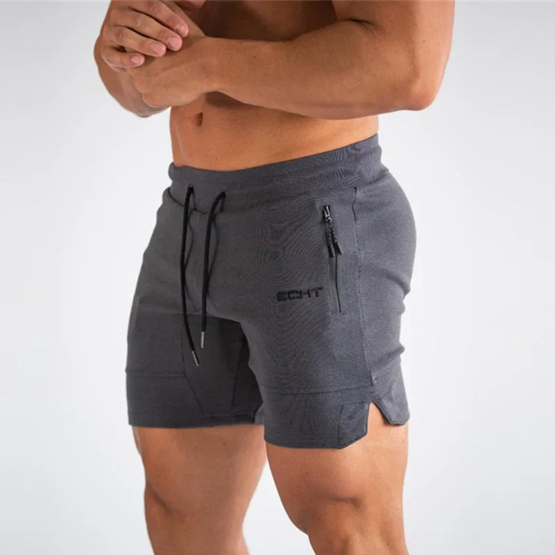 Sports Shorts - Men's Drawstring Activewear Gym Shorts with Pockets-Sportbroek man-Chaps London-Chaps London