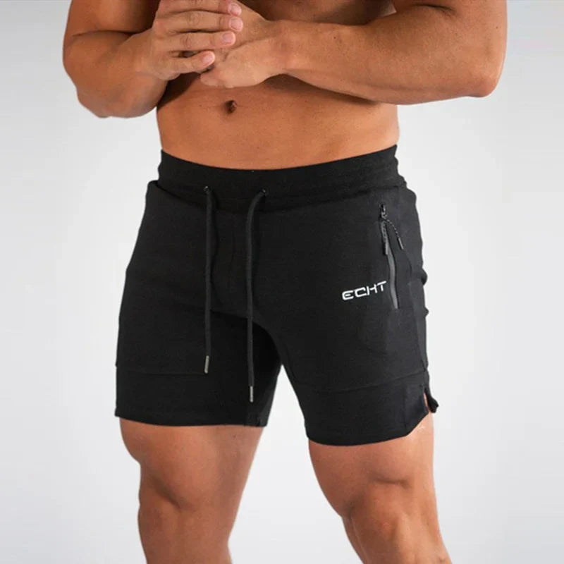 Sports Shorts - Men's Drawstring Activewear Gym Shorts with Pockets-Sportbroek man-Chaps London-Chaps London