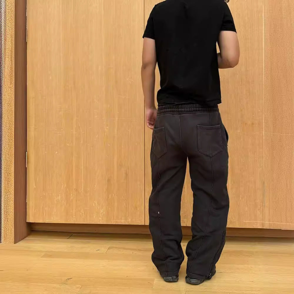 Straight Leg Joggers - Men's Baggy Drawstring-Joggers-Chaps London-Chaps London