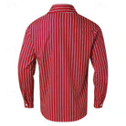 Striped Shirt | Long Sleeve | Slim Fit | Buttoned Up Shirt | Men's Shirts-Men's Long Sleeve Striped Shirt-Chaps London-Chaps London