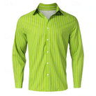 Striped Shirt | Long Sleeve | Slim Fit | Buttoned Up Shirt | Men's Shirts-Men's Long Sleeve Striped Shirt-Chaps London-Chaps London