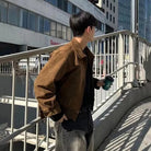Suede Jacket - Retro - Zip-Up - Vintage Jacket - Men's Jacket-Jacket-Chaps London-Chaps London