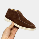 Suede Loafers - Men's Comfortable Slip On-Men Summer Slipper-Chaps London-Coffee-UK 6.5-Chaps London