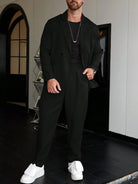 Suit - Men's Relaxed Fit Blazer and Pleated Trousers-Men’s Suit-Chaps London-Chaps London