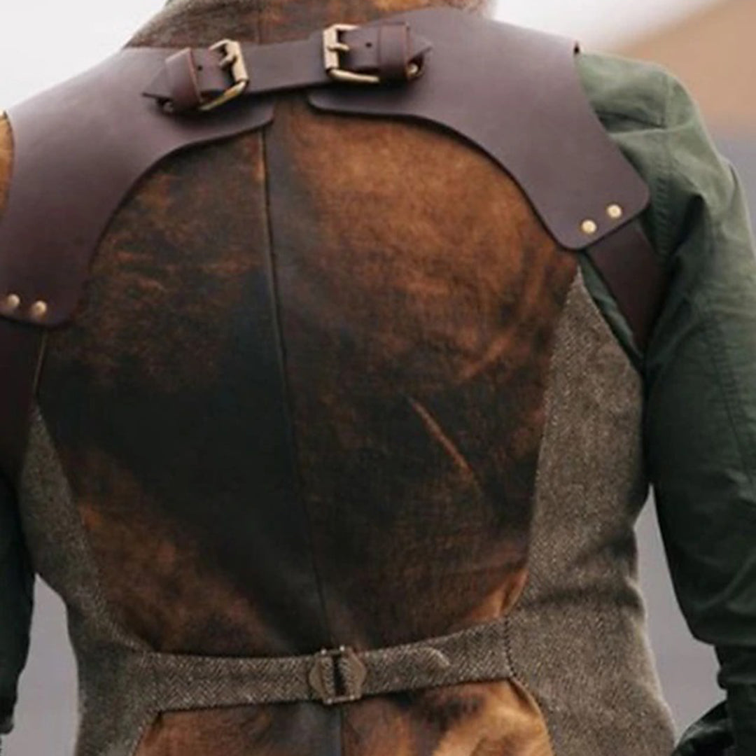 Suit Waistcoat - Men's Vintage Single Breasted-Fashion Men Vest All-year-Chaps London-Chaps London