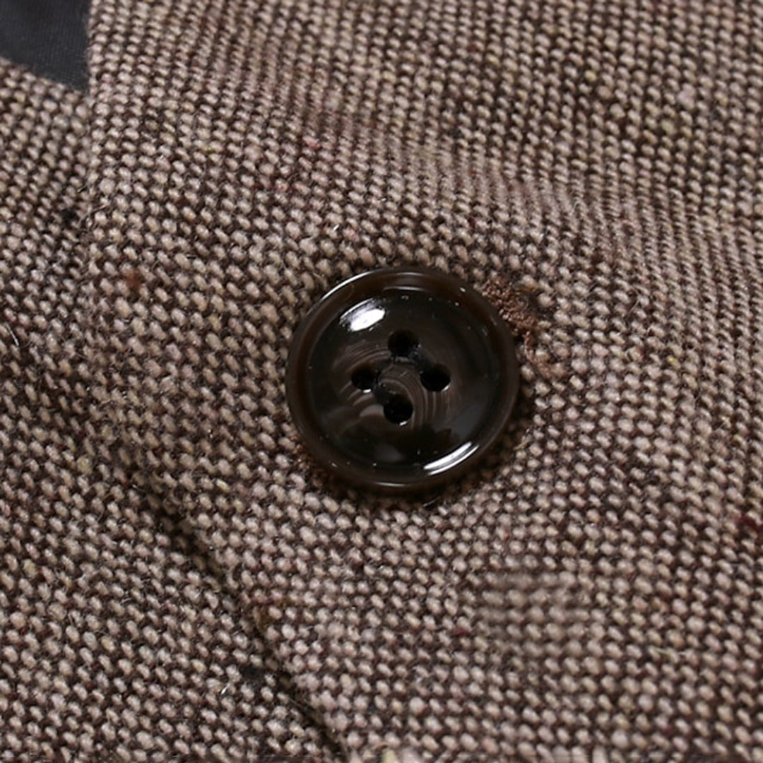 Suit Waistcoat - Men's Vintage Single Breasted-Fashion Men Vest All-year-Chaps London-Chaps London