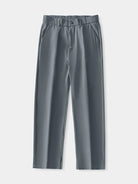 Summer Pants - Men's Lightweight Elastic Waist Straight Leg Slack Pants-Chaps London-Chaps London