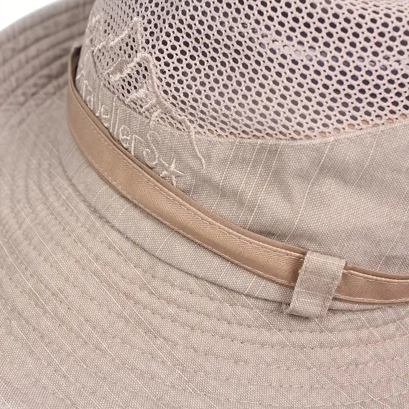 Sun Hat - Men's Boonie Mesh Crown Adjustable-Sun Hat-Chaps London-Chaps London