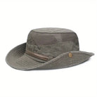 Sun Hat - Men's Boonie Mesh Crown Adjustable-Sun Hat-Chaps London-Green-Chaps London