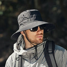 Sun Hat - Men's UV Protection Wide Brim-Sun Hat-Chaps London-Black-Chaps London