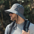 Sun Hat - Men's UV Protection Wide Brim-Sun Hat-Chaps London-Grey-Chaps London