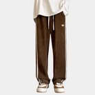 Sweatpants - Men's Striped Loose Fit Wide Leg Joggers-Men Winter Pants-Chaps London-Chaps London