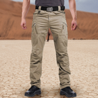 Tactical Pants - Outdoor - Pockets - Hiking Trousers - Men's Cargo Pants-Chaps London-Beige-S-Chaps London