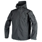 Tactical Windbreaker Jacket - Men's Hooded Outdoor-Windbreakers-Chaps London-Black-S-Chaps London